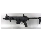 Sig Sauer MPX 9x19 Pistol SN# 62F009091, Folding Stock, Flip Up Peep Sights, 5 Total Mags, Includes 