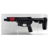 Springfield Armory Saint 9mm Pistol SN# ST578333, Adjustable Brace With Strap, In Soft Case 
