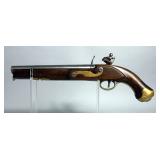 EIG Flintlock Pistol SN# Not Found, Crown Over GR Mark On Lock