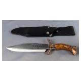 Maxam 9" Fixed Blade Bowie Knife Including Sheath 
