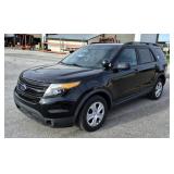 2015 Ford Explorer Interceptor SUV, VIN# 1FM5K8AR8FGC26973, Miles Showing On Odometer 116352, Kansas