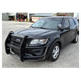 2018 Ford Explorer Interceptor SUV, VIN# 1FM5K8AT1JGB58911, Miles Showing On Odometer 108347, Kansas