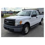 2014 Ford F-150 XL Pickup Truck, Extended Cab, VIN# 1FTEX1EM8EKE25576, Miles Showing On Odometer 159