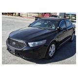2016 Ford Taurus Interceptor Sedan, VIN# 1FAHP2MTXGG111841, Miles Showing On Odometer 87298, Kansas 