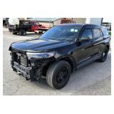 021 Ford Explorer Interceptor SUV, VIN# 1FM5K8AC6MNA16098, Miles Showing On Odometer 86002, Kansas T