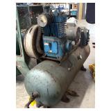 Horizontal Tank Air Compressor, With Dayton Motor, Model 5K483K, And Quincy Compressor Pump, Model 3