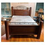 Bed Frame And Mattress, American Country Style, Full Size