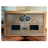 U S Post Office Coin Bank, Number 278, Includes Combination, 7.5” x 12.5” x 9” 