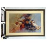 Impressionist Still Life Framed Print, Artist Unknown, 26”x38” 