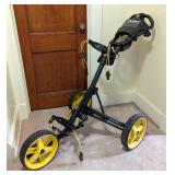 Clicgear Model 3.5+ Three-Wheel Folding Golf Push Cart
