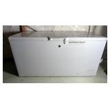 GE Chest Deep Freezer, Model FCM16DLCWW, 33" x 26" x 65", Powers On