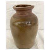 Stoneware Jar Stamped ‘Wm Hare, Wilmington, Del,’ 7×4 Inches