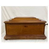 Mira Disc Music Box in Wooden Case, Measures 26in by 19in