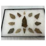 Collection of Northern North Carolina Arrowheads 