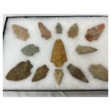 Collection of Northern North Carolina Arrowheads 