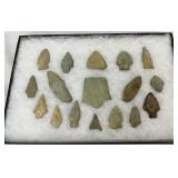 Collection of Northern North Carolina Arrowheads 