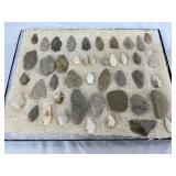 Collection of Northern North Carolina Arrowheads 