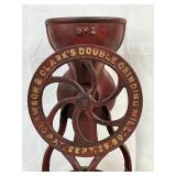Clark’s Double Grinding Mill No. 1 on Wood Base