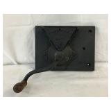 Favorite No. 7 Cast Iron Wall-Mounted Crank Coffee Grinder