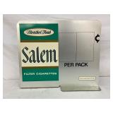 DS Salem and Winston Cigarettes Sign, 17in x 14in