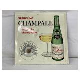 Sparkling Champale Thermometer Sign, 8in x 8in