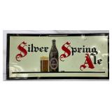 Emb. ‘Silver Spring Ale,’ Sign 20in x 9in
