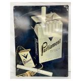 Parliament Cigarettes Sign, 17 x 22 Inches