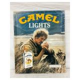 Emb. Camel Lights Sign, 18×22 Inches