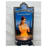 Emb. Camel Turkish Gold Light-Up Sign, 12in x 25in
