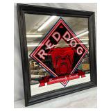Red Dog Beer Adv. Mirror, 19in x 19in