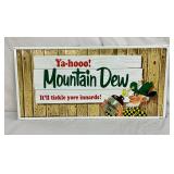 Mountain Dew Advertising Metal Sign 