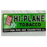 Embossed Metal Advertising Sign for Hi-Plane Tobacco