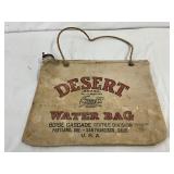 Canvas ‘Desert Water Bag’ by Boise Cascade Textile Division, 14in x 12in