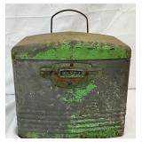 11x9 Sears Farm Master Metal Storage Box With Handl