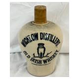 Wicklow Distillery Stoneware Jug for Old Irish Whiskey, 8in
