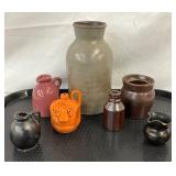 Miniature and Small Pottery, 2-8in. 