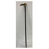 Cane with Antler Handle and Wooden Shaft, 36 Inches