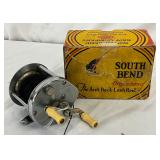 South Bend No. 350 Anti-Back-Lash Casting Reel with Original Box
