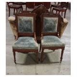Antique East Lake Style Parlor Chairs