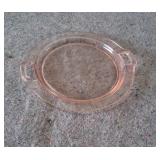 Pink Depression Glass Platter
