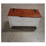 Vintage Wood Toy Box