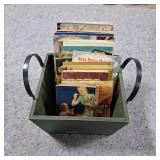 Antique Cookbppls w wood holdeer 