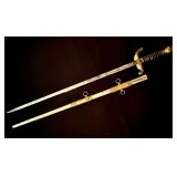 Antique 1890–1912 Patriarchs Militant IOOF Sword & Scabbard