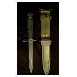 Vietnam-Era U.S. M7 Imperial Bayonet with PWH M8A1 Scabbard