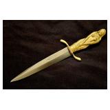 Korium "The Maiden" West German Dagger with Leather Sheath