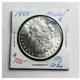 1885 Morgan Silver Dollar