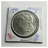 1890-O Morgan Silver Dollar