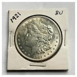 1921 Morgan Silver Dollar – BU