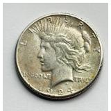 1924-S Peace Silver Dollar