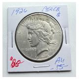 1926 Peace Silver Dollar – AU55